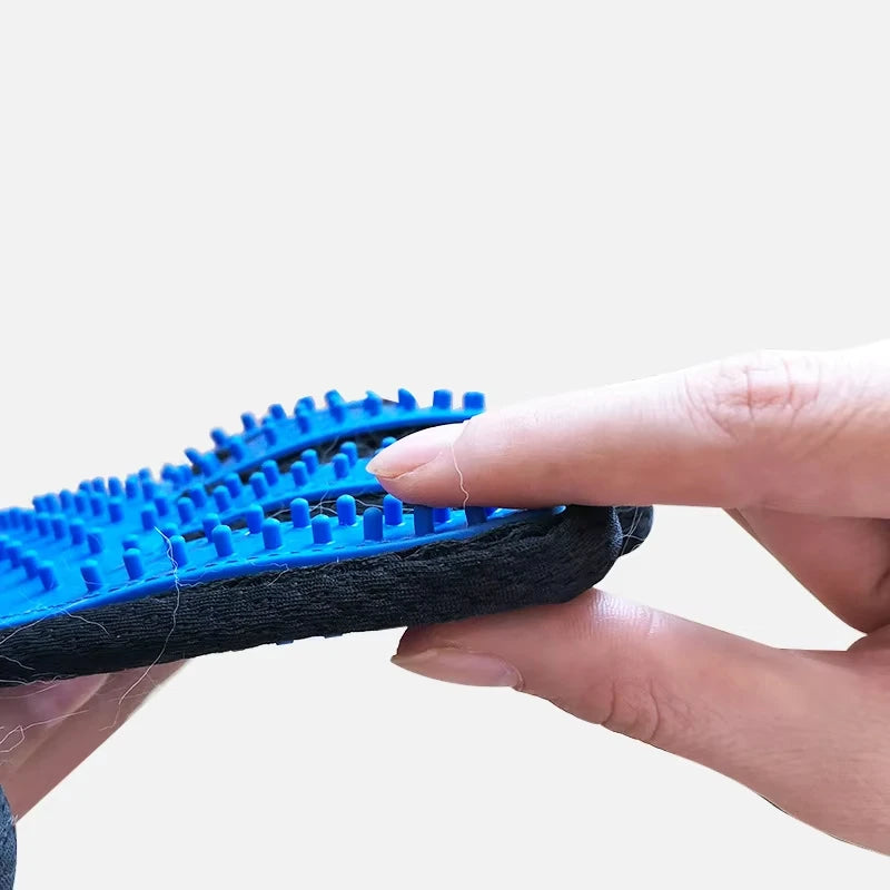 Pet Glove Cat Grooming Glove Cat Hair Deshedding Brush Gloves Dog Comb for Cats Bath Hair Remover Clean Massage Brush for Animal
