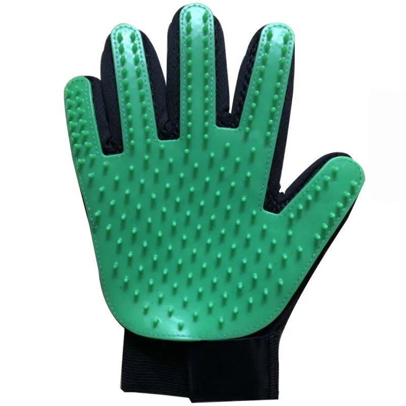 Pet Glove Cat Grooming Glove Cat Hair Deshedding Brush Gloves Dog Comb for Cats Bath Hair Remover Clean Massage Brush for Animal